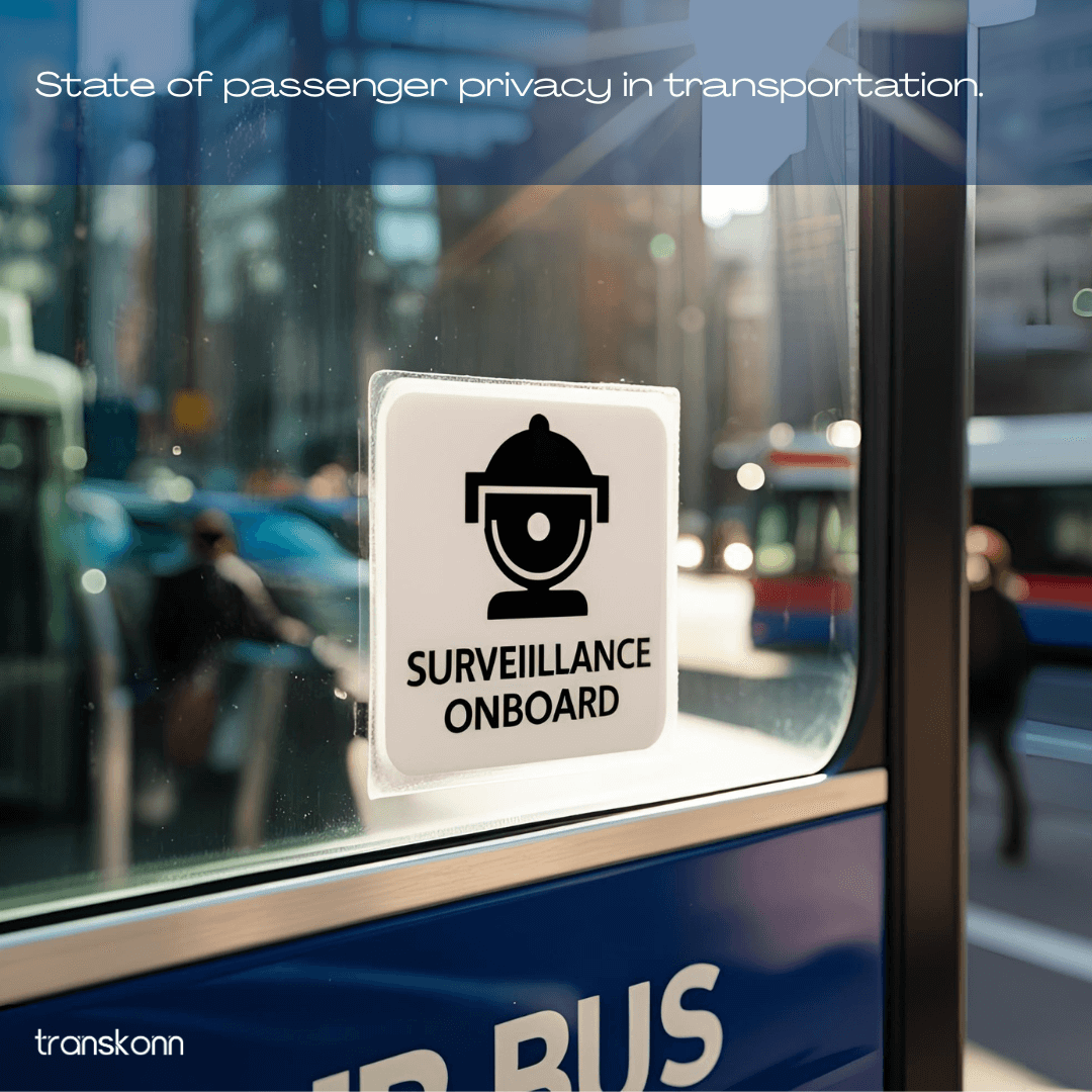 notice of CCTV surveillance on-board a bus